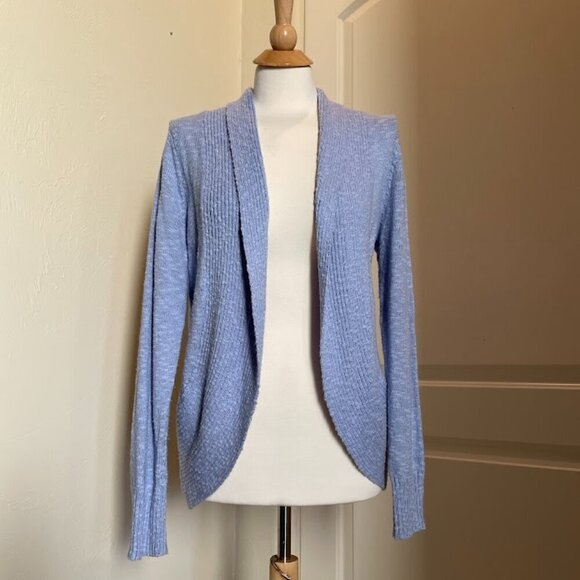 Kenneth Cole Light Blue Cardigan Shawl | Size Large | Soft & Cozy - Picture 1 of 4